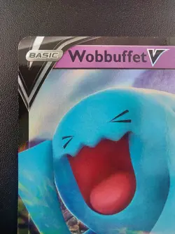Wobbuffet V 086/202 Sword & Shield Ultra Rare Full Art Pokemon Card NM - Image 2
