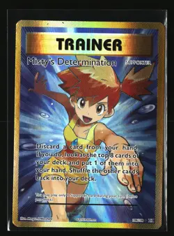 Pokemon MISTY'S DETERMINATION 108/108 Full Art (2016 XY Evolutions) NM/Near Mint - Image 1