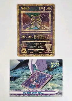 2000 Pokemon Ancient Mew PROMO W/Swirl - It's Not Over Pokemon 2000 Topps #70 - Image 1