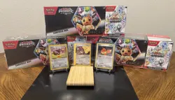 Sam’s Club Pokemon Prismatic Evolutions Surprise Bundle x3! + Vintage Eevee Set! - Image 1