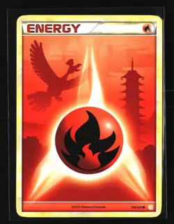 Pokemon FIRE ENERGY 116/123 Ho-Oh (2010 HeartGold SoulSilver) NM/Near Mint - Image 1