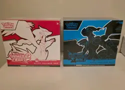 Pokemon TCG Black Bolt And White Flare Pokemon Center Elite Trainer Boxes - Image 1