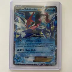 Ash-Greninja EX XY133 Holo Black Star Promo Pokemon MP - Image 1