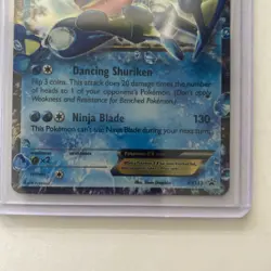 Ash-Greninja EX XY133 Holo Black Star Promo Pokemon MP - Image 4