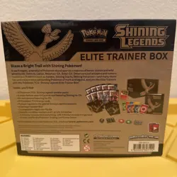 Pokemon TCG Shining Legends Elite Trainer Box Factory Sealed ETB - Image 2