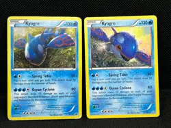 Pokemon Tcg Kyogre Black Star Promo Holo XY51 & Kyogre 53/160 PC Non Holo - Image 1