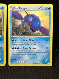 Pokemon Tcg Kyogre Black Star Promo Holo XY51 & Kyogre 53/160 PC Non Holo - Image 3