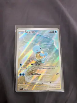 Squirtle 170/165 Sv: Scarlet & Violet 151 Holo Full SIR Pokemon Holo Rare - Image 1