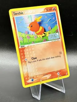 Torchic 65/100 Stamped Pokemon EX Crystal Guardians Vintage 2006 Reverse Holo NM - Image 1