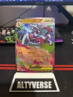 Mega Charizard X Ex Ascended Heroes Black Star Promo Holo Foil #29 - Image 1