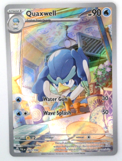 Pokemon TCG Quaxwell - Paldea Evolved - Illustration Rare - 207/193 - Image 1