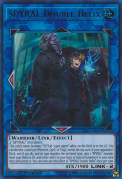 *** SPYRAL DOUBLE HELIX *** 1ST EDITION ULTRA RARE CIBR-EN099 YUGIOH! MINT/NM - Image 1
