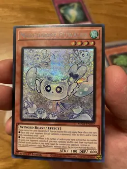 YuGiOh Mulcharmy Fuwalos MP25-EN102 1st Edition Prismatic Secret Rare Mint - Image 2