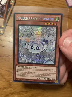 YuGiOh Mulcharmy Fuwalos MP25-EN102 1st Edition Prismatic Secret Rare Mint - Image 3