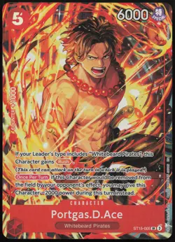 Portgas.D.Ace (Illustration Box Vol.5) SR One Piece Promotion Cards ST15-005 NMF - Image 1
