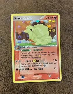 Pokemon Ninetales EX TCG Reverse Holo Rare Card 22/101 Hidden Legends - Image 1