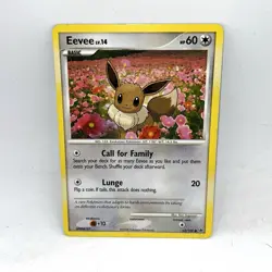 Eevee 62/100 Common Non-Holo Majestic Dawn Pokemon Card 2008 - Image 1