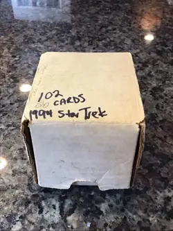 Lot #102 Star Trek Next Generation Cards CCG White Border Paramount 1994 SLEEVES - Image 3