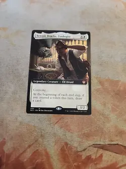 Bennie Bracks, Zoologist Extended Art Commander Streets Of New Capenna MTG NM - Image 1