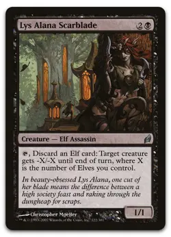 Lys Alana Scarblade #122 (NM) Lorwyn LRW Magic MTG - Image 1