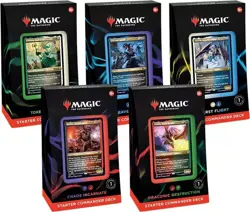 Magic the Gathering Starter Commander Card Deck set Display (All 5) In stock - Image 1