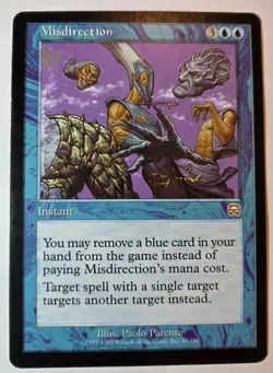 MTG Misdirection - Mercadian Masques - Rare - LP/NM - Image 1