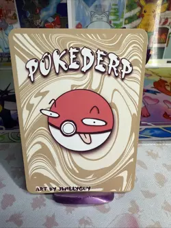 Pokederp Holo Umbreon Eeveelutions Fan Art by JWillyGuy Pokemon Non-TCG CARDS - Image 4