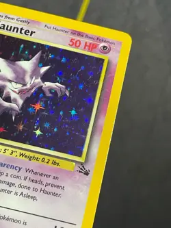 Haunter 6/62 HOLO RARE Fossil Vintage Pokemon TCG WOTC NM-/LP - Image 3