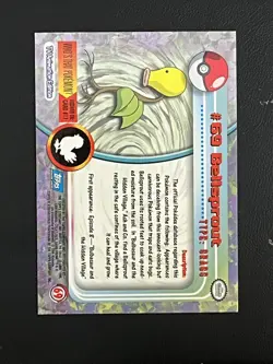 Bellsprout #69 BLUE Logo 1999 Topps Tv 1st Set Pokemon Cards NM/MINT HOLO RAINBO - Image 2