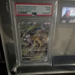 Pokemon Mewtwo VSTAR GG44/GG70 Crown Zenith Ultra Rare Holo PSA 9 2023 - Image 1