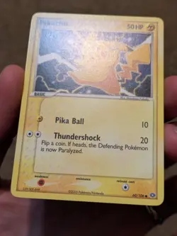 Pokemon TCG Emerald #60/106 Pikachu LP - Image 3