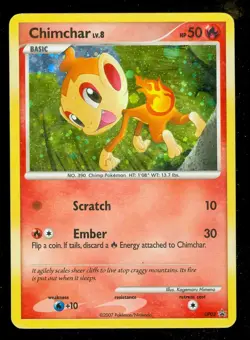 Pokemon CHIMCHAR DP02 - HOLO PROMO - Lightly Played - Image 1