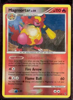 Pokemon MAGMORTAR 6/147 Supreme Victors RARE Rev Holo - NEAR MINT - Image 1