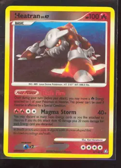 Pokemon HEATRAN 6/146 Legends Awakened - RARE Rev Holo - NEAR MINT/MINT - Image 1