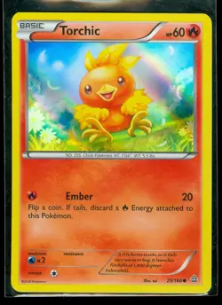 Pokemon TORCHIC 25/160 - XY Primal Clash - RARE HOLO - NEAR MINT/MINT - Image 1