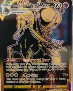 2022 Pokemon SWSH FA/SR Calyrex V Max Shadow Rider PSA 10 GEM MINT LOW POP - Image 2