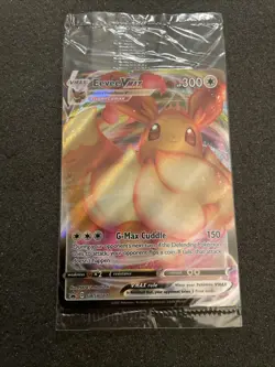 SEALED Eevee VMAX SWSH087 Black Star Promo Full Art Holo Pokemon TCG 2021 NM - Image 1