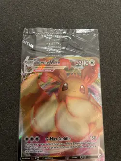 SEALED Eevee VMAX SWSH087 Black Star Promo Full Art Holo Pokemon TCG 2021 NM - Image 5