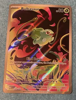 💚Bulbasaur 133/132 💚Mega Evolution Holo Full Art Pokemon - Image 2