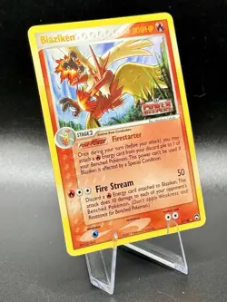 Blaziken 5/108 Stamped Pokemon EX Power Keepers 2007 Vintage Reverse Holo LP/MP - Image 1