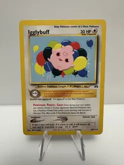 Igglybuff 40/75 Neo Discovery Unlimited Uncommon Pokemon TCG - LP - Image 1
