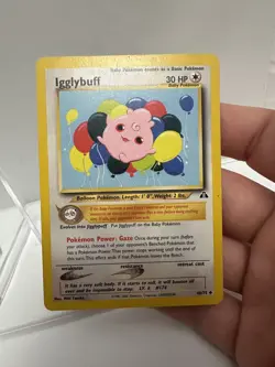 Igglybuff 40/75 Neo Discovery Unlimited Uncommon Pokemon TCG - LP - Image 4