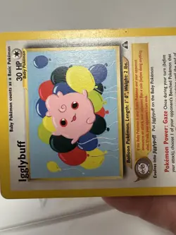 Igglybuff 40/75 Neo Discovery Unlimited Uncommon Pokemon TCG - LP - Image 5
