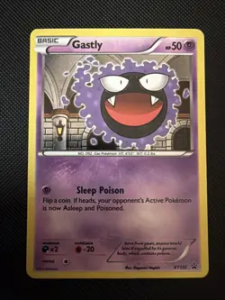 Pokemon TCG XY - Black Star Promo - Gastly #XY132 - Cosmos Promo Holo MP - Image 1