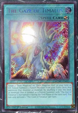 Yugioh The Gaze of Timaeus 1st Ed Secret Rare Maze of Muertos MZMU-EN013 NM - Image 1