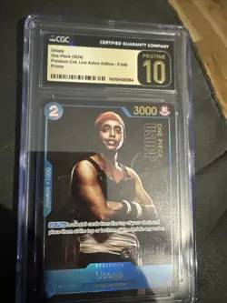 CGC 10 Pristine Usopp P-049 P One piece 2024 Premium Coll. Live Action Edition - Image 1