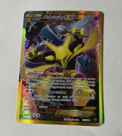 Alakazam EX Full Art Holo Ultra Rare Card 125/124 XY Fates Collide 2016 - Image 1