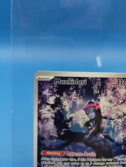 Pokemon TCG Munkidori 072/064 Shrouded Fable Illustration Rare Holo Card - Image 3
