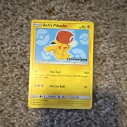 Pokemon Ash's Pikachu Movie Promo 5 Card Lot I Choose You 2017 SM109-113 - Image 4