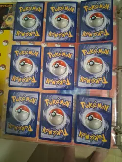 Vintage Pokemon Cards Lot WOTC Era Binder Included, Base Cards No Holos - Image 5